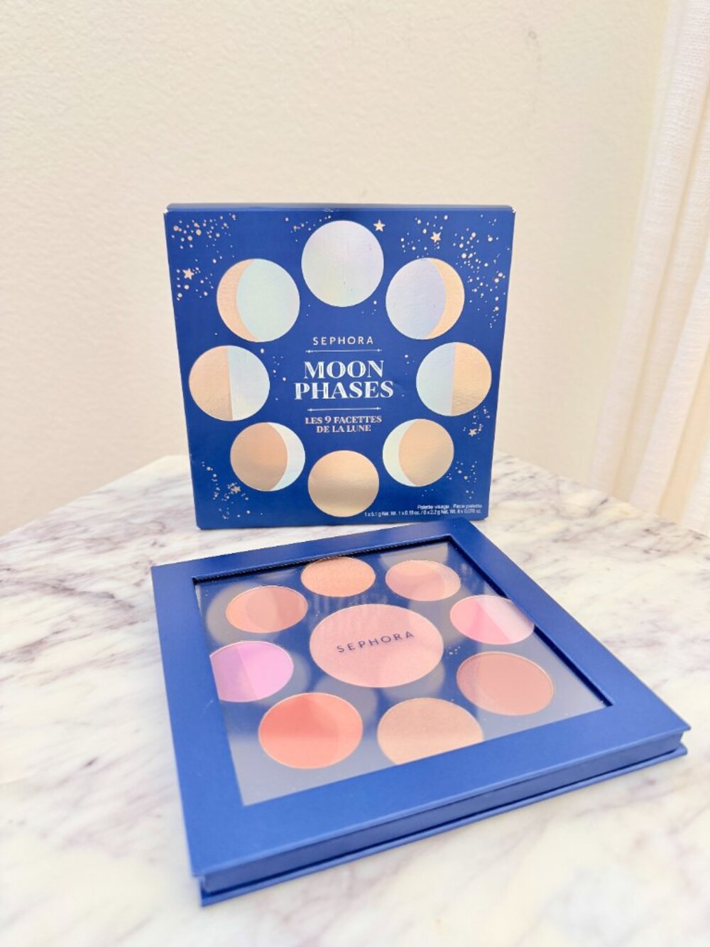 🌖 Sephora Moon Phase Face Blush Highlighter Bronzer Palette - Picture 3 of 7